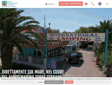 Tablet Screenshot of internationalcamping.it